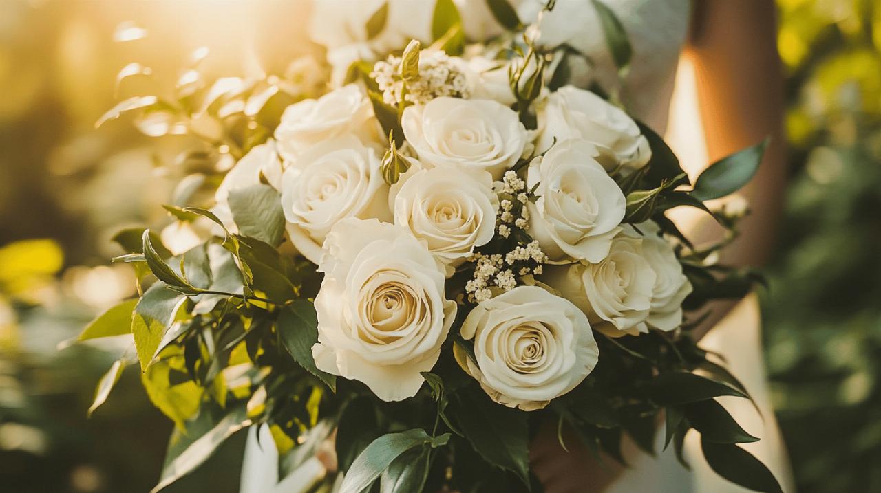 La Purete Incarnee : Signification et Symbolisme du Bouquet Rose Blanche